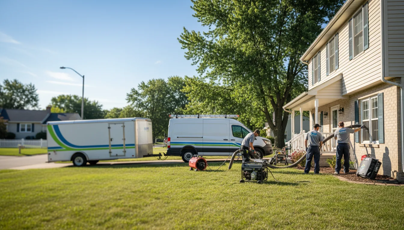 Flooded Basement Restoration And Cleanup With Repair in Elwin, IL near me